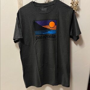 Patagonia Dark Gray Graphic Tee